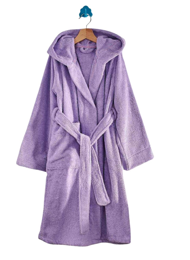 TM HOME Luxury Hotel Bathrobe – 100% Natural Cotton with Premium Plush Texture – Elegant  – Ultra-Soft, Highly Absorbent & Comfortable Unisex Design for Home, Spa & Hotels - Image 2